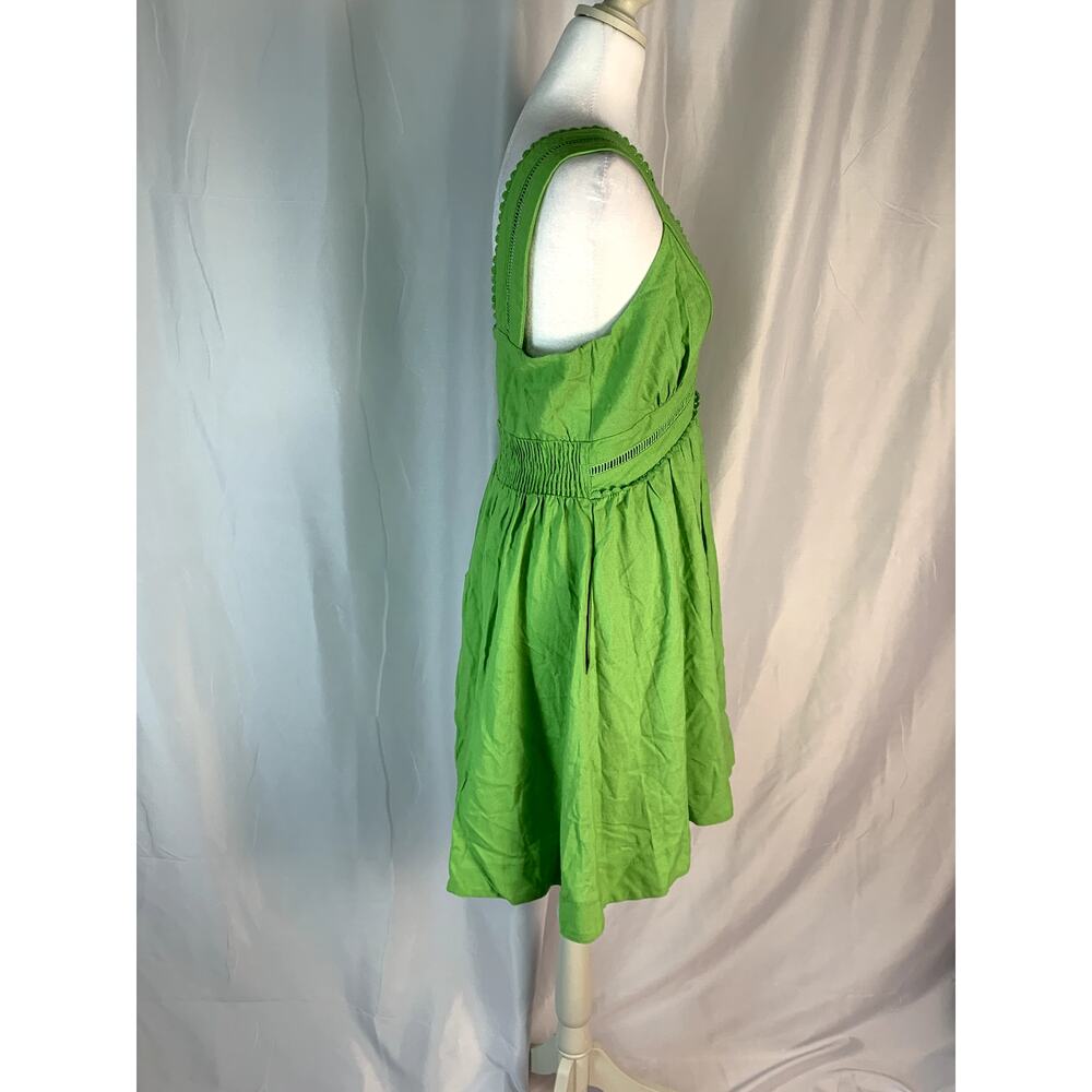Taylor Petite V-Neck Sleeveless Lace Dress – Lime Green – Size 10P – NWT - Picture 3 of 7